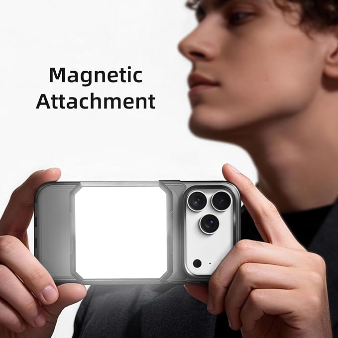 Ailight Magnetic Selfie Light for Phone, 2000mAh Portable Video Conference Lighting with Clip, CRI 98+ 2500K-9000K Rechargeable LED Video Light with Flip-Up Gimbal for Makeup, Photography & Recording - Image 6