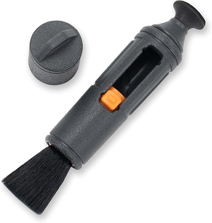 C6® Compact Lens Cleaner Pen, with Dry Nano-Particle Cleaning Formula | Reusable Cleaner with Retractable Soft Brush - Great For Optics, Camera Lenses and Screen Cleaning (CS-35) by Carson