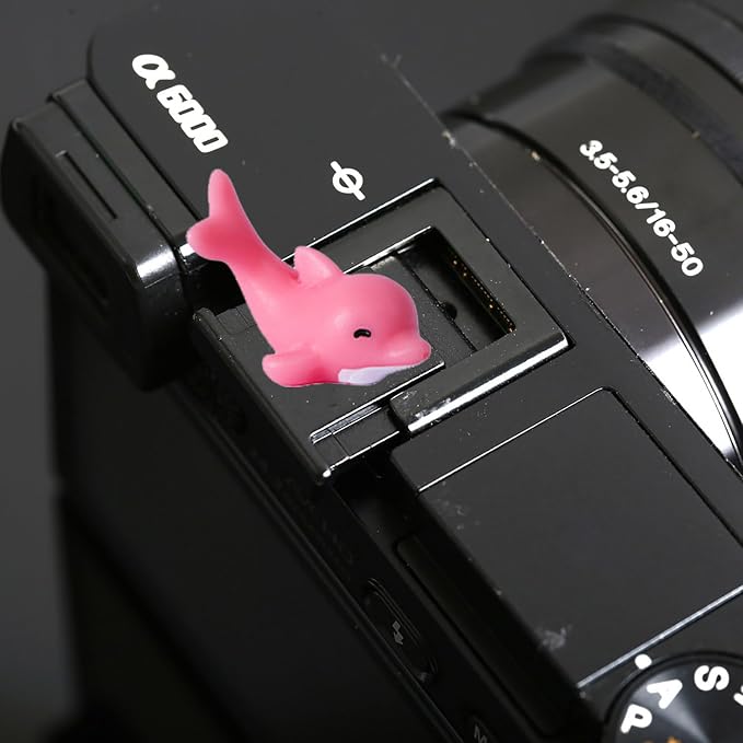 Camera Hot Shoe Cover, Cartoon Hot Shoe Cap, Hot Shoe Protector Compatible with Sony Fujifilm Fuji Canon Nikon Pentax Leical Panasonic (2pcs Seal Dolphin) - Image 6