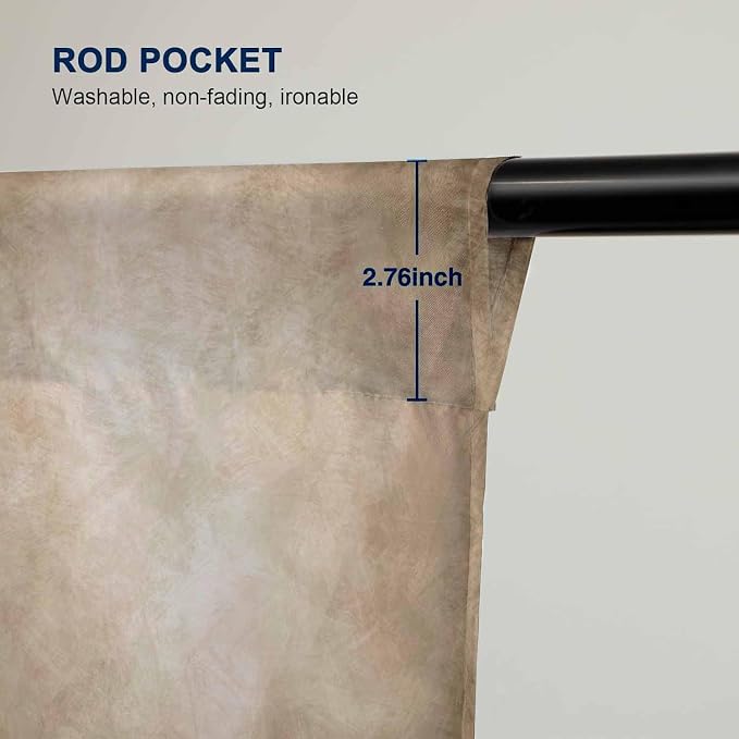 Beige Photography Backdrops Cream Colour Backdrop Vintage Headshot Portrait Photo Props Booth Background Photoshoot Studio Light Tan Texture Abstract Photo Backdrop(8x10ft,Beige) - Image 5