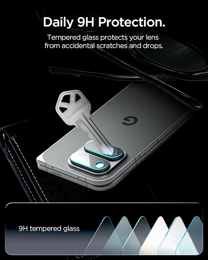 Spigen Glas.tR EZ FIT Pro Optik Camera Lens Protector for Pixel 11 Pro Fold - Image 3