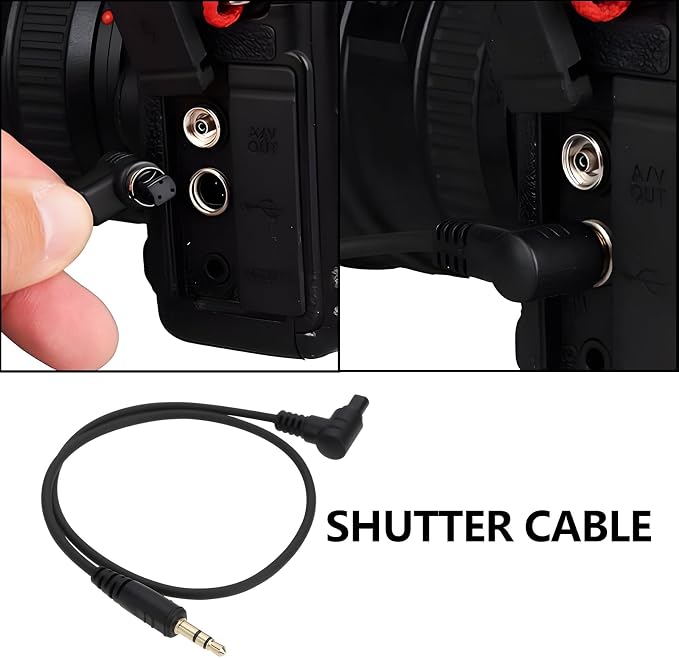 1PC 3.5mm-N3 CCamera Shutter Connecting Cable Cord Compatible with Canon TW283-N3 Compatible with Canon EOS R3 Connect the Camera to an External Shutter Trigger - Image 2