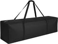 COOLBEBE 56" Sports Duffle Bag - 216L Extra Large Travel Duffel Luggage Bag | Upgrade 2-way Lockable Zippers, Heavy Duty Waterproof Long Duffle Bag for Tent Pole Camping Outdoor Moving (Black 56inch) by COOLBEBE