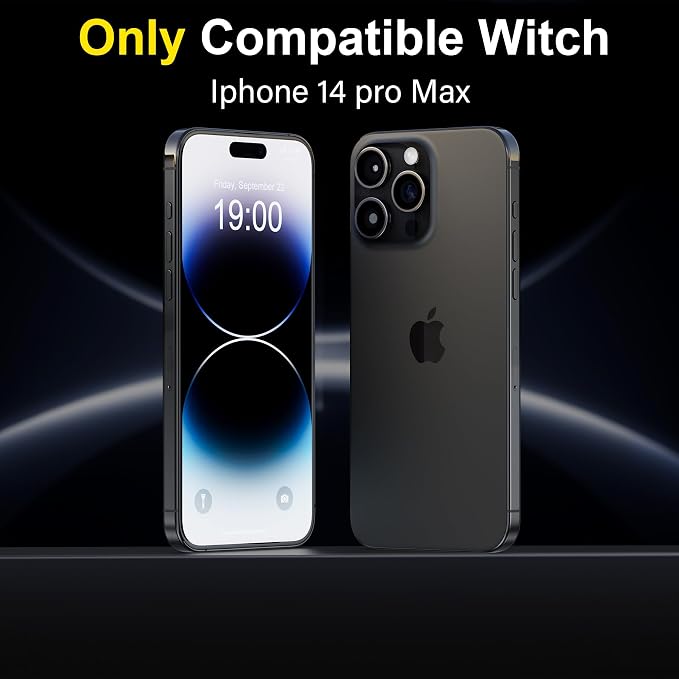 YWXTW 2 Pack Matte Screen Protector for iPhone 14 Pro Max 6.9 Inch + 1 Set Camera Lens Protector, Anti Glare Anti Fingerprint 14 Pro Max Glass Screen Protector, Bubble Free, Smooth as Silk - Image 2