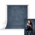 UrcTepics 5×7 ft Denim Blue Fabric Photo Backdrops, Classic Abstract Texture Backdrop for Headshots and Portraits, Vintage Photography Background for Studio and Events. by UrcTepics