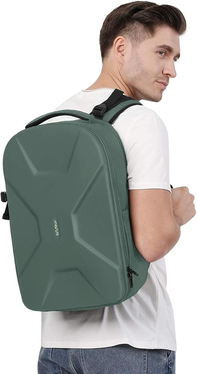 MOSISO Camera Backpack, DSLR/SLR/Mirrorless Photography Camera Bag | 15-16 inch Waterproof Hardshell Case with Tripod Holder&Laptop Compartment Compatible with Canon/Nikon/Sony, Emerald Green - Image 6