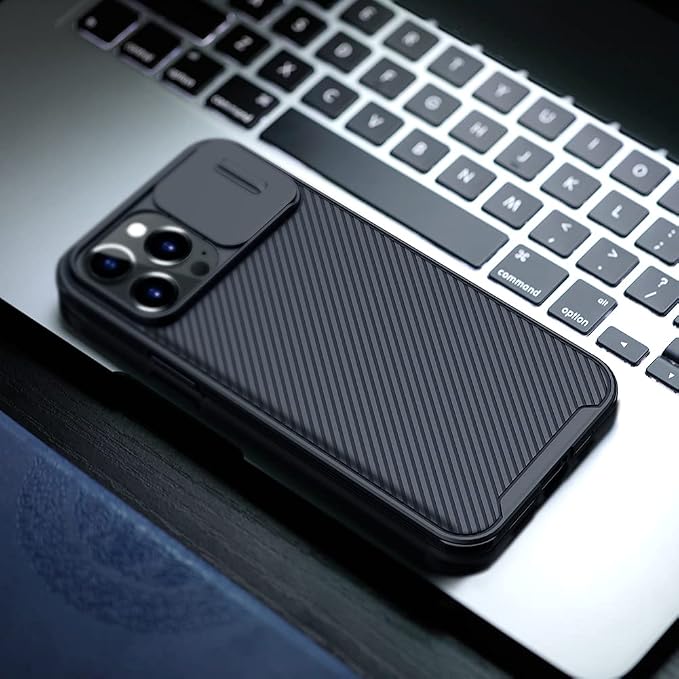 Mangix for iPhone 13 Pro Case with Camera Cover,Slim Fit Thin Polycarbonate Protective Shockproof Cover with Slide Camera Cover, Upgraded Case for Apple iPhone 13 Pro (Black) - Image 7