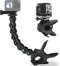 FiTSTILL Jaws Flex Clamp Mount with Adjustable Gooseneck 8-Section Compatible with Go Pro Hero 13,12,11,10,9,8,7,6,5,4,Session,3+, 3,2,1,Max,Fusion,DJI Osmo Action 5 Pro 4 3 2 Cameras by FitdesignkeepitFitStill