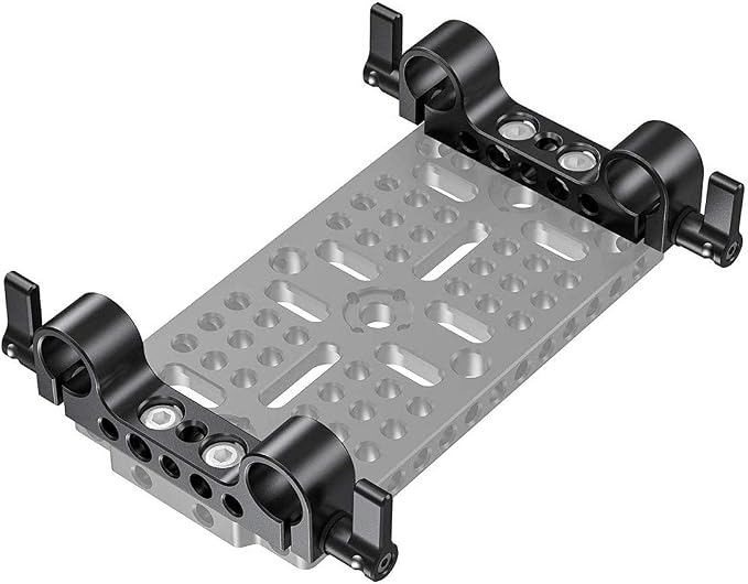 SMALLRIG Super Lightweight 15mm Railblock, Rod Clamp with 1/4''-20 Thread | Pack of 2, for Sony for Canon and DSLR Camera Rig 15mm Shoulder Support Rail System - Image 10