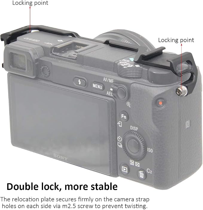 Easy Hood Dual Cold Shoe Adapter Relocation Plate,Extension Cold Shoe Mount | Aluminum Alloy Dual-Head Cold Shoe, Multi-Interface, External Camera Hot Shoe - Image 3