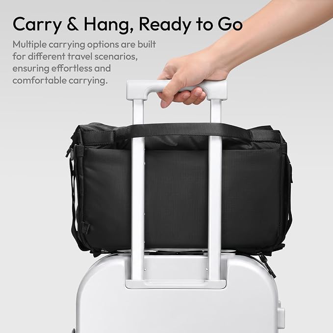 ULANZI U023 Camera Sling Bag 13L, 3-Point MOLLE Shoulder Yoke Crossbody Bag | Removable EVA Padded Insert, Water-Resistant Camera Bag for Mirrorless DSLR, 14 Inch Laptop,Tripod & POV Action Cam Video - Image 7