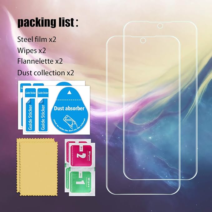 Moto Z4 Screen Protector [2 Pack] Tempered Glass For Motorola Moto Z4 | [3D Touch][Bubble-Free][HD-Clear][Anti-Scratch][Anti-Glare] - Image 7