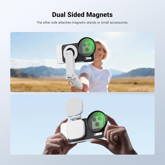 NEEWER 6.9" Magnetic Phone Lens Filter Mount Adapter Backplate Accessories & 67mm CPL Filter Circular Polarizing Polarizer Compatible with MagSafe iPhone 12/13/14/15/16/17 Pro Max & 14/15/16 Plus - Image 4
