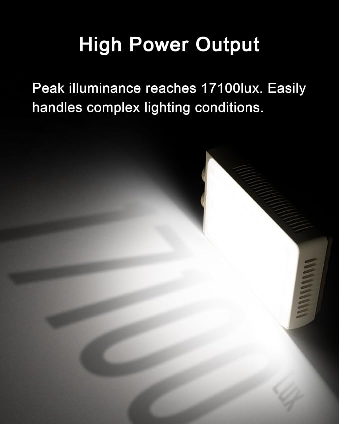 ZHIYUN FIVERAY M40 SE Combo 40W Bi-Color Video Light, 250g Portable Camera Light 17100 Lux 2700K-8500K CRI 95 TLCI 97+ LED Panel DSLR Photography Lighting for YouTube, TikTok - Image 2