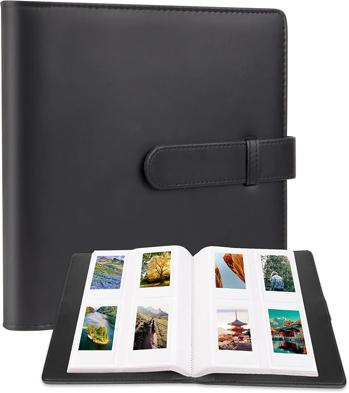 256-pocket Instant Photo Album for Fujifilm Instax mini Photo, Black | Album Book for PoIaroid Instant Camera, for Wedding Anniversary Birthday Travel Memories, Keep Your Unique Memories Safe by Rekeen