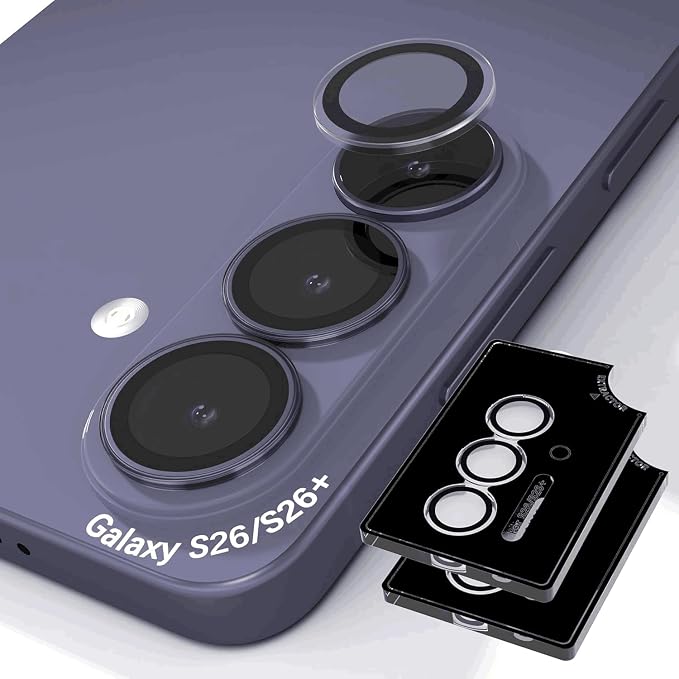 Orzero (2 Sets Camera Lens Protector for Samsung Galaxy S26 / S26 Plus, [EZ Install] [Case-Friendly] 9H Tempered Glass Lens Cover, Military-Grade Shockproof, HD Clarity Anti-Glare (Transparent) by JumpIntoOrzeroLet%E2%80%99sExploreLikeNeverBefore