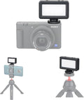 Kiwifotos Mini LED Light Flash for Sony ZV-1F ZV1F ZV-1 II ZV1 ZV-E10 II | for Canon PowerShot V1 EOS R50 R50V R100 R10 M50 & More Cameras, Accessories for Vlog Shooting Record, Portable Rechargeable by KIWIFOTOS