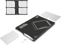 4 Slot SD Card Holder Case Storage Organizer, Slim Ultra-Thin SDHC SDXC Box | Lightweight Ultra-Thin Credit Card Size Container Storage Case fit 4 SD SDHC SDXC Cards by JJC