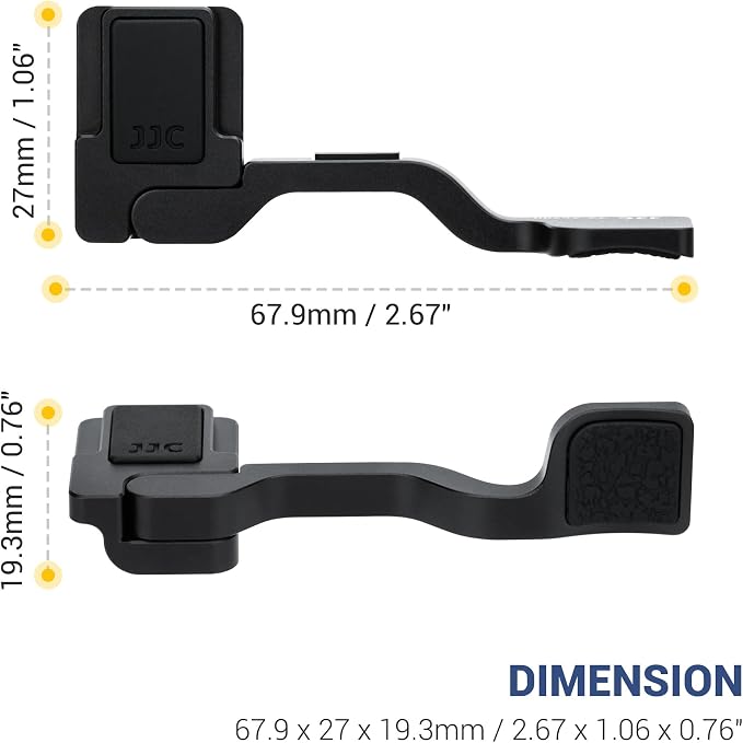 Foldable A6700 Thumb Up Grip Rest for Sony Alpha A6700 Thumb Accessories | Aluminum Alloy Metal Alpha 6700 Thumb Grip, Thumb Rest Support Holder, Not Affect The Use of Camera Buttons - Image 8