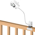 AOZTSUN Flexible Clip clamp Mount Compatible with Infant Optics DXR-8 and DXR-8 PRO Video Baby Monitor Camera 15.7 inches Flexible Long Gooseneck Arm, Baby Monitors Holder for Crib Baby Camera Stand by AOZTSUN