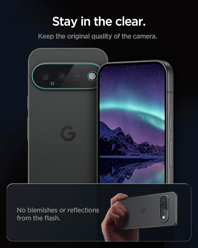 Spigen Glas.tR EZ FIT Pro Optik Camera Lens Protector for Pixel 11 - Image 6