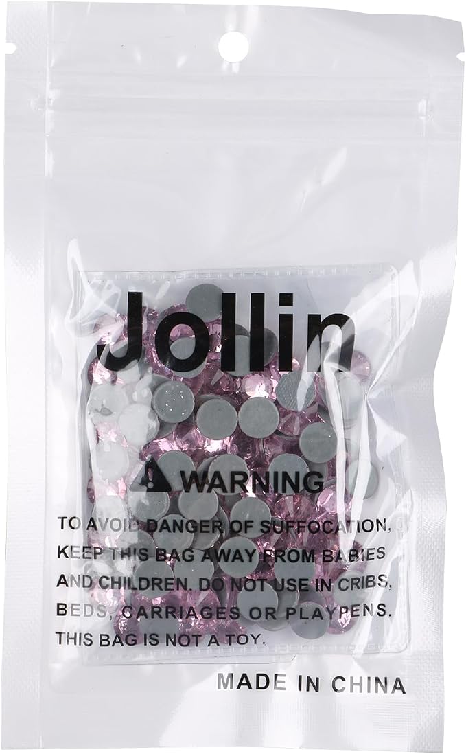 Jollin Hotfix Rhinestones Flatback Crystal Gems 8.4mm SS40, Pink | 144pcs Hot Fix Crystals Glass Rhinestones for Bedazzling, Crafting, Clothes, Shoes & Accessories DIY Decoration - Image 6