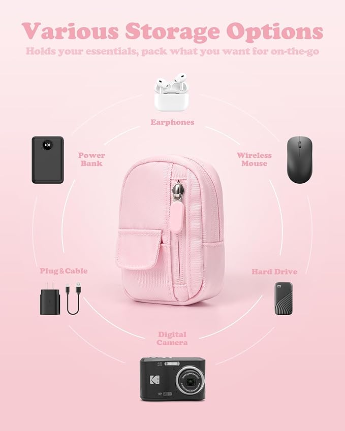 Soft Camera Case for Digital Camera KODAK PIXPRO FZ55/ FZ45/CAMKORY DC403 | Travel Camera Pouch, Carry Case Bag Cute Small - Image 5