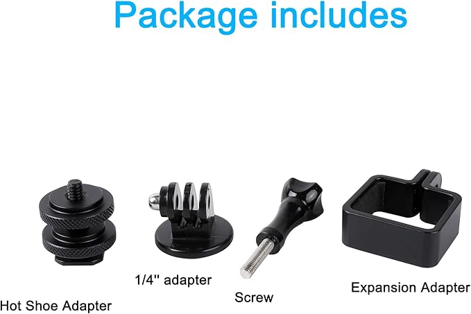 PellKing DSLR Camera Clod Shoe Mount for DJI Osmo Pocket 4 Pro 3 Xtra Muse | DSLR Hot Shoe Mount with Expansion Adapter Accessories for DJI Pocket 4 Pro 3 Xtra Muse Camera - Image 5