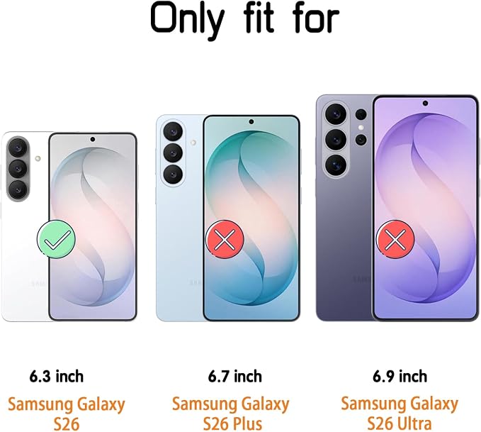 2+2 Pack for Samsung Galaxy S26 Screen Protector with Camera Lens Protector,Full Coverage 9H Tempered Glass Film,HD Clear Scratch Resistant,Bubble-Free for Samsung Galaxy S26 Screen Protector - Image 2