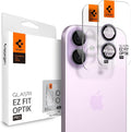 Spigen Camera Lens Protector for iPhone 17 (16 Plus/16) - Lavender | GlasTR EZ Fit Optik Pro, 9H+ Tempered glass, Scratch resistant, Auto-align tray, Case-friendly, Original Photo Quality, 2Pack by Unknown