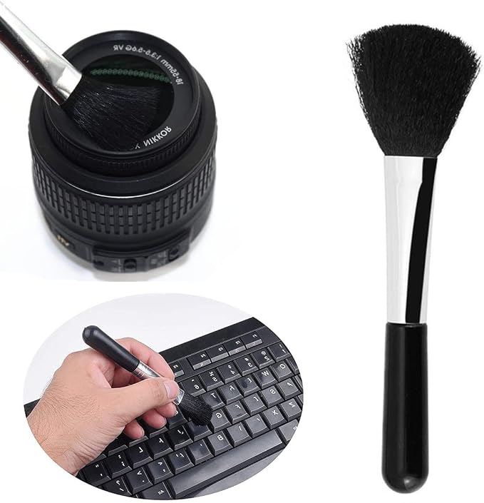 9 in 1 Anti Static Brush Computer Cleaning Kit for Keyboard PC Laptop | 9 nylon anti-static brushes for cleaning keyboards, PCs cameras and electronics without scratching delicate surfaces - Image 3