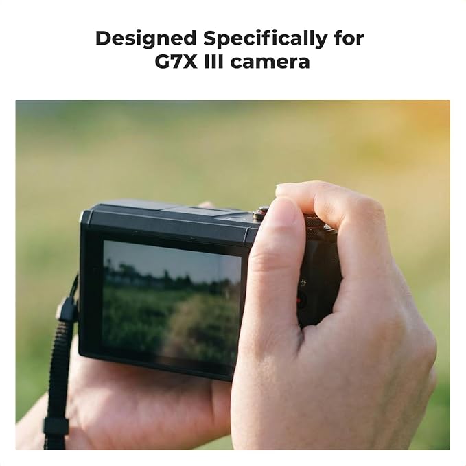 K&F CONCEPT 3 Pack Camera Screen Protector Compatible with Canon G7X III | Ultra Clear Tempered Glass Screen Protector Anti Scratch Bubble Free Ultra Resistant PF06 - Image 4