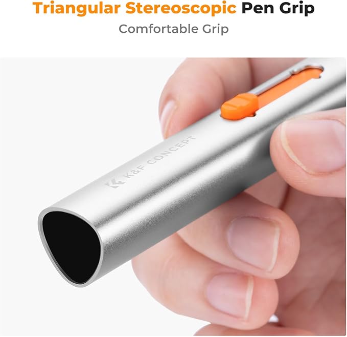 K&F CONCEPT Multifunctional Lens Cleaning Kit for Bluetooth Earphones | Cleaning Pen,Cleaning Stripper X3,Flocking Sponge X3,Soft Brush Head,Chamois Carbon Head,Aluminum Alloy Pen Body,MP02 - Image 5