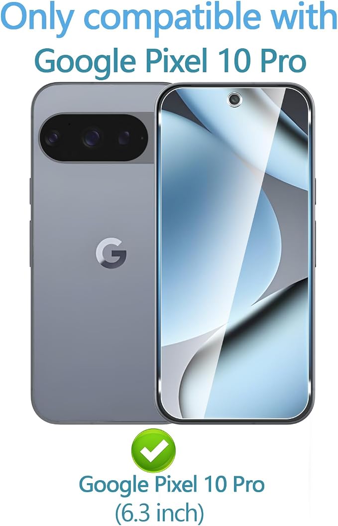 3 Pack for Google Pixel 10 Pro Screen Protector + [3 Pack] Pixel 10 Pro Camera Lens Tempered Glass Protector.9H Hardness.Support Fingerprint Unlock,Bubble-Free.With alignment tools Easy Installation - Image 9