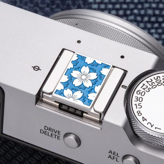Camera Metal Hot Shoe Cover for FUJIFILM X100VI X100V XPro3 XPro2 XPro1 X-T4 X-T3 X-T50 X-T30 for NikonZF Z5 Z6 for Canon (Blue-Hot Shoe Cover) - Image 8