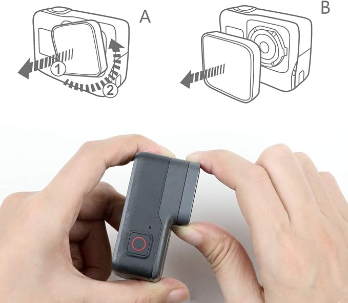Replacement Protective Lens Cover for GoPro Hero 5 6 7 Camera | Glass Protector Lens Cover Repair Part Accessories Accessory Kit - Image 5