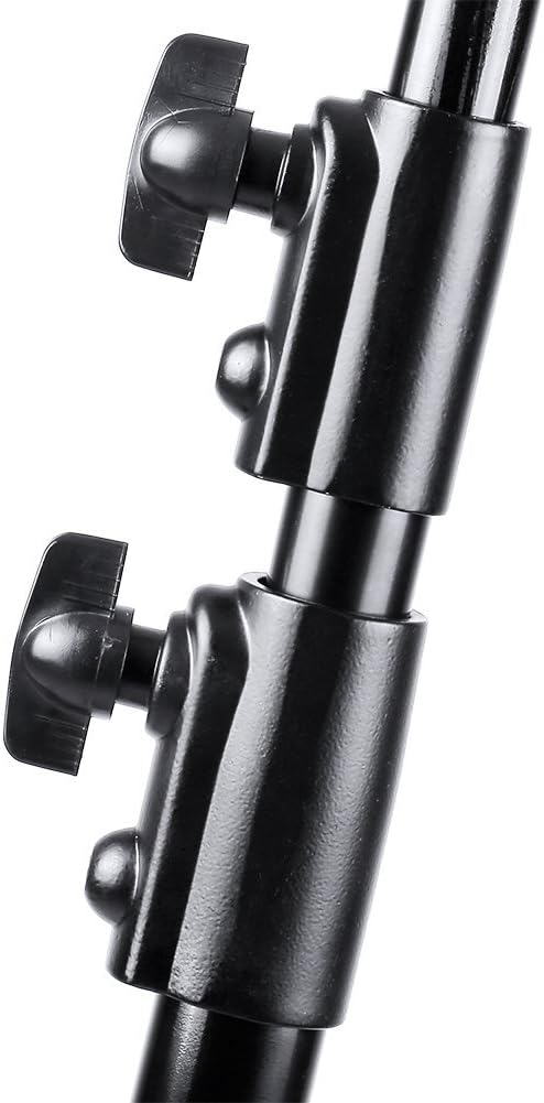 NEEWER Pro 9ft/260cm Spring Loaded Heavy Duty Light Stand | With 1/4" Screw, 5/8" Stud, for Video, Portrait and Photography Lighting - Image 3