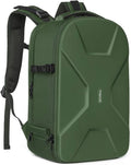 MOSISO Camera Backpack, DSLR/SLR/Mirrorless Photography Camera Bag | 15-16 inch Waterproof Hardshell Case with Tripod Holder&Laptop Compartment Compatible with Canon/Nikon/Sony, Army Green by MOSISO