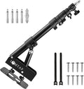 Ring Light Wall Mount Adjustable 45.7" Boom Arm Stand for Photography Lighting Studio, Camera Triangle Wall Mount, Sturdy Alloy Support for Salon, Tatto Light, Barber Shop, Strobe by LOMTAP