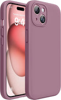 Miracase Silicone for iPhone 15 Plus Case, Blackcurrant | Liquid Silicone Gel Rubber, Shockproof Drop Protection Phone Case for iPhone 15 Plus 6.7 inch, Anti-Scratch Microfiber Lining by Miracase