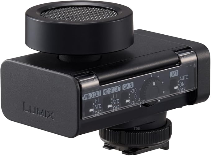 Panasonic LUMIX Digital Shotgun Microphone; 32‑Bit Float, 6 Directional Modes, Advanced Wind Cancelation, Floating Shock‑Mount, Hot‑Shoe Cable‑Free Setup, Lightweight Shotgun Mic for Camera - DMW-DMS1 | 32-bit float recording with 6 directional modes a... by Unknown