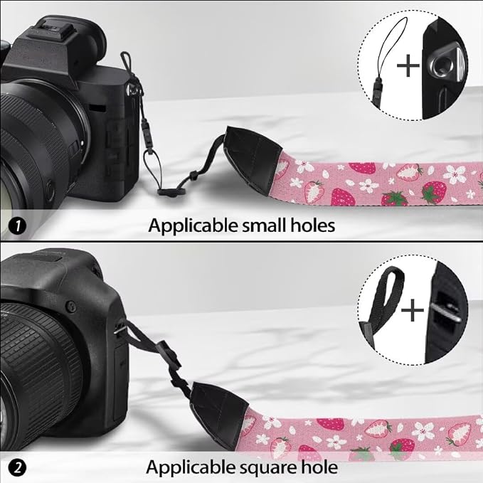 Coldinair Black Adjustable Camera Strap Universal Neck & Shoulder Soft Padded Strap for All DSLR Cameras,Binoculars - Image 5