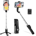 hohem iSteady Q Gimbal 4-in-1 Selfie Stick Tripod with Face Tracking | 4-in-1 Selfie Stick Tripod with 360° Face Tracking, 19.6" Extendable Rod, Bluetooth Remote, Hohem Joy App, 0.43lb Design by Hohem