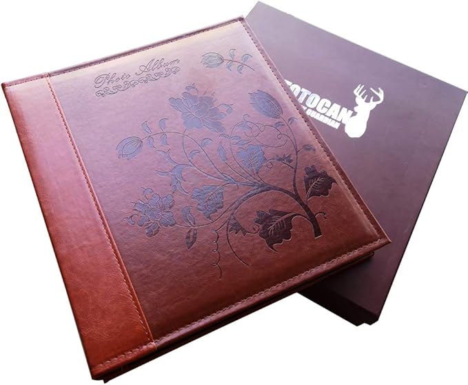 4x6 Photo Album 600 Pockets, Extra Large Capacity Picture Album with Vintage Leather Cover, Family, Baby, Wedding Album (Red Brown) - Image 5