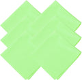 uxcell 6 Pcs Microfiber Cleaning Cloth for Glasses, 11.8 x 11.8 Inch Eyeglass Cleaning Cloth, Glasses Cleaner Wipes for Electronics Lenses Screens Cameras Cell Phones, Green by uxcell