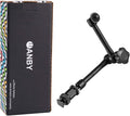 11 Inch Articulating Friction Magic Arm Adjustable w/Hot Shoe Mount 1/4'' Tripod Screw for DSLR Camera Rig, LCD Monitor, LED Lights, Flash Light (Arm) | Adjustable Flexible Arm Bracket for DSLR SLR Camera Rig LCD Monitor LED Flash Lights by WANBY