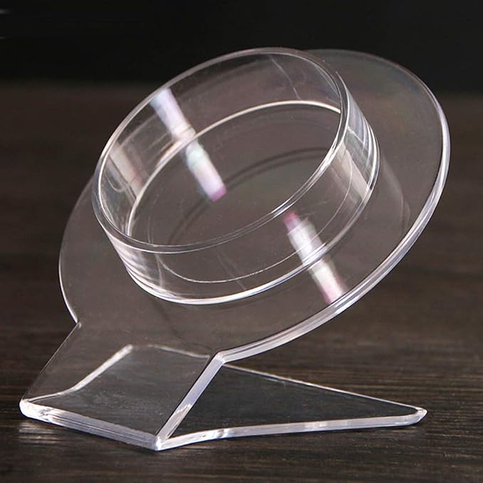 mollensiuer Jewelry Holder, 2 Pcs Clear Acrylic Bracelet Display Stand, Jewelry Organizer Rack, Transparent Shelf Shelves, Clear Jewelry Organizer - Image 3