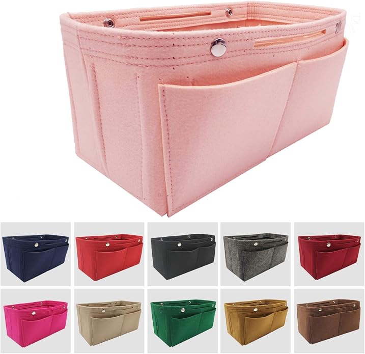 LEXSION Purse Organizer Insert Multi Pocket Bag Organizer Shaper | zipper bag, tote shaper, multi pocket bag, handbag shaper, various sizes - Image 6