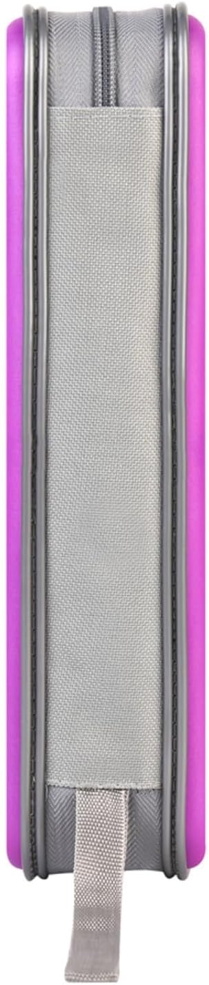 alavisxf xx CD Case, 96 Capacity Hard Plastic Organizer Wallet for Car | CD DVD Holder, Portable Hand Strap, Zipper Closure, Anti-Slip Scratch-Resistant Sleeves, Disc Storage, for Home Office Travel - Image 6