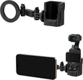 JJC Expansion Adapter & Magnetic Phone Holder for DJI Pocket 4/3 Xtra Muse | with Cold Shoe and Magsafe Bracket for iPhone 17 16 15 14, Osmo Pocket4 Pocket3 Phone Vlog Accessories on Tripod by JJC